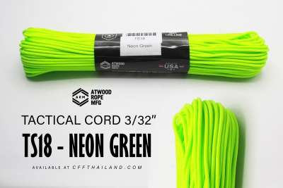 TS18 - Neon Green 3/32&quot;