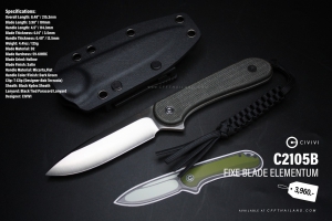 C2105B -Fixed Blade Elementum