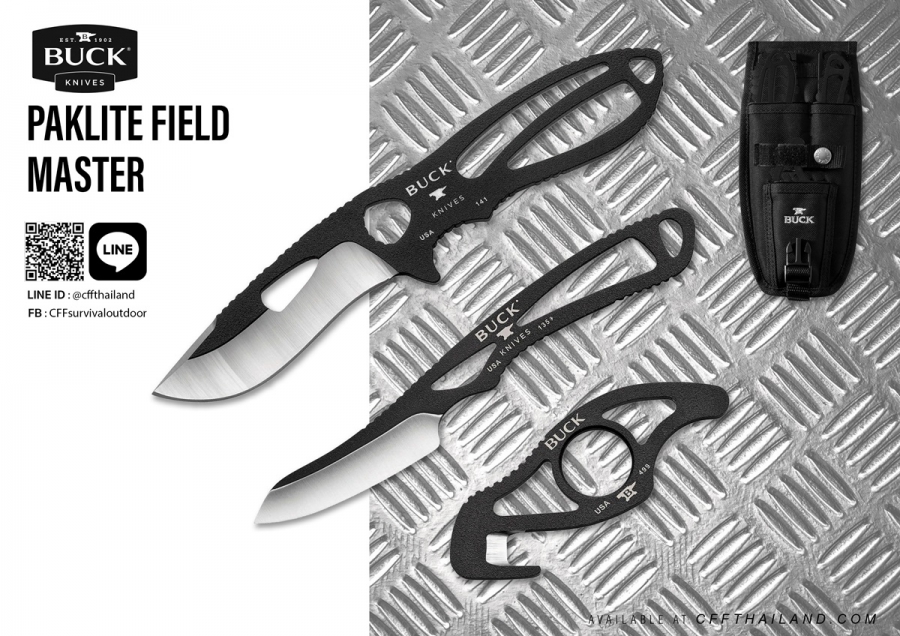 Buck Knive PakLite Field Master Black