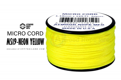 Micro cord MS19-Neon Yellow