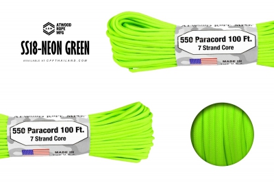 Paracord 550 S18-Neon Green