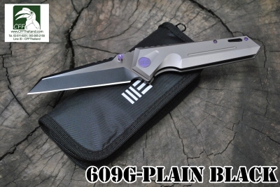 609G-Plain Black