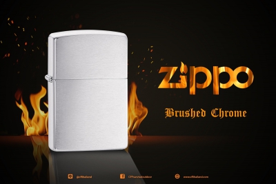 ZIPPO Brushed Chrome 200