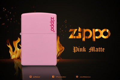 ZIPPO PINK MATTE W/Z....
