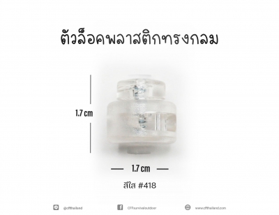 ตัวล็อคพลาสติกใส(418)