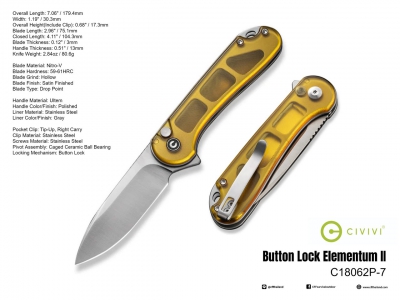 C18062P-7 Button Lock Elementum II