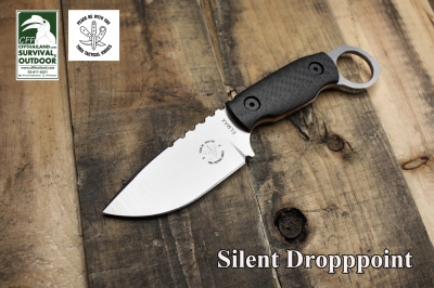 Tora T... Knives Silent Droppoint